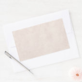  neutraal perkamentpapier Sjabloon Antiek Rechthoekige Sticker (Envelop)