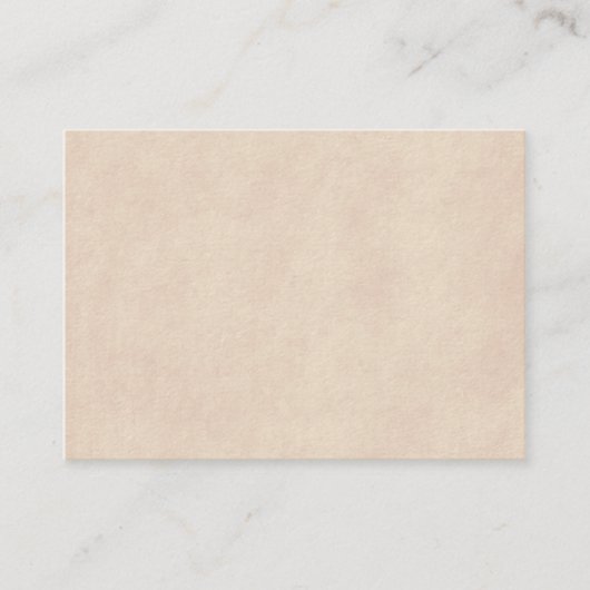  neutraal perkamentpapier Sjabloon blanco Visitekaartje (Voorkant)