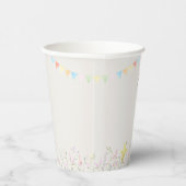 Neutraal Peter het Konijn Eerste Verjaardag Papieren Bekers (Rechts)