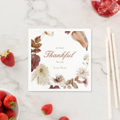 Neutraal pompoen Waterverf Herfst Baby shower serv Servet (Insitu)