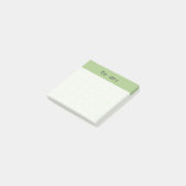 Neutraal Raster Bullet Journal Stijl Te Doen Salie Post-it® Notes (Schuin)