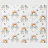 Neutraal regenboogpapier voor Baby showers Cadeaupapier (Vlak)