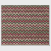 Neutraal Sage en Wijn Holiday Sweater Cadeaupapier (Vlak)