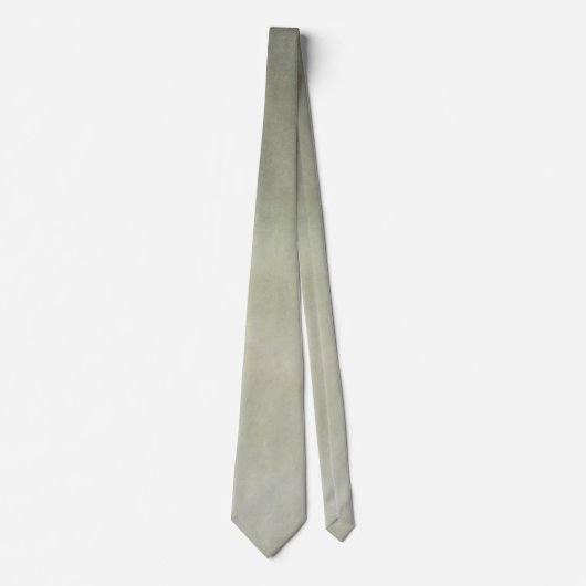 Neutraal Saliegroen en Greige Getextureerde Heren- Stropdas (Voorkant)