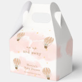 Neutraal Sweet Cloud Hete Luchtballon Baby shower Bedankdoosjes (Voorkant)