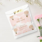 Neutraal Sweet Cloud Hete Luchtballon Baby shower Bedankzakje (Gezegeld)