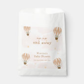Neutraal Sweet Cloud Hete Luchtballon Baby shower Bedankzakje (Voorkant)