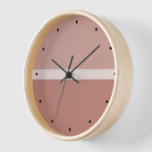 Neutraal terracotta kleurblok met zwarte accenten (Hoek)