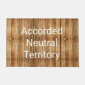 Neutraal territoriaal aangepaste deurmat Blonde (Voorkant)