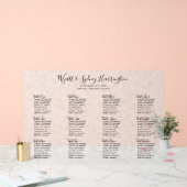 Neutraal thema Ondoorzichtige Bruiloft Zittinggraf Acryl Bord (Huwelijk)