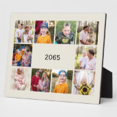 Neutraal Tien Fotocollage Jaar in Review Fotoplaat (Zijkant)