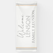 Neutraal, Trendy Family Reunion banner (Verticaal)
