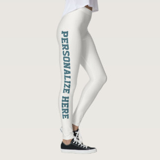 Neutraal Turquoise Persoonlijke Schattige Moeder L Leggings