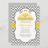 Neutraal U bent mijn Sunshine Baby shower Uitnodig Kaart (Voorkant / Achterkant)