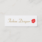 Neutraal Visitekaartje mode Designer (Achterkant)