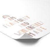 Neutraal Vrees en heerlijk gemaakte print (Hoek)