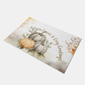 Neutraal Warm Beige Bruin Custom Deurmat (Schuin)