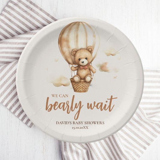 Neutraal We kunnen nauwelijks wachten Papieren Bordje