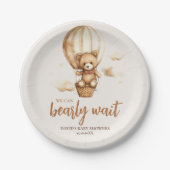 Neutraal We kunnen nauwelijks wachten Papieren Bordje (Voorkant)