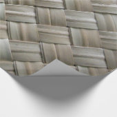 Neutraal Weaved Cadeaupapier (Hoek)