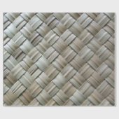 Neutraal Weaved Cadeaupapier (Vlak)