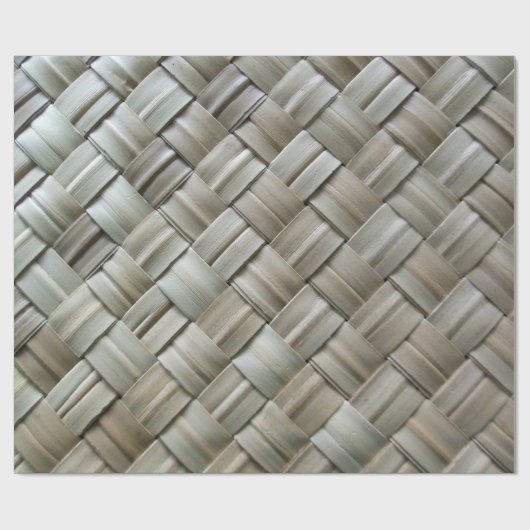 Neutraal Weaved Cadeaupapier (Vlak)