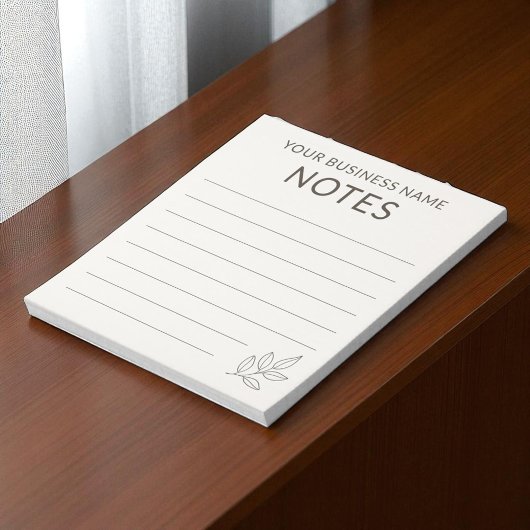 Neutraal Zakelijk Minimalistisch Eenvoudig Botanis Notitieblok