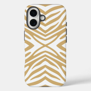 Neutraal Zebra iPhone 16 Hoesje