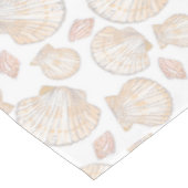 Neutraal Zee Shell-patroon Tafelkleed (Gekanteld)