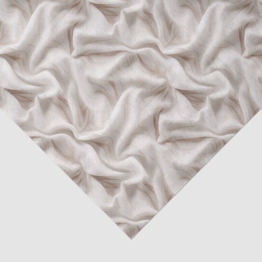 Neutral Abstract Beige, Cream & Ivory Tissue Paper Tissuepapier (Detail)