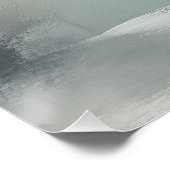 Neutral Abstract Green Beige Minimalist Wall Art Perfect Poster (Hoek)