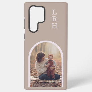 Neutral Arch Frame Photo Monogram Samsung Galaxy Hoesje