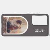 Neutral Arch Frame Photo Monogram Samsung Galaxy Hoesje (Linkerkant)