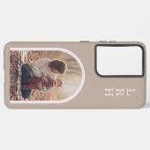 Neutral Arch Frame Photo Monogram Samsung Galaxy Hoesje (Linkerkant)