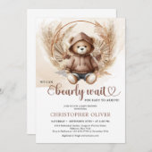 Neutral baby beer sweatshirt pampas grass boog kaart (Voorkant / Achterkant)