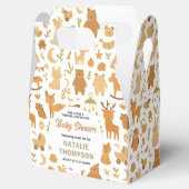 Neutral Baby Boy Shower | Cute Safari Animal Bedankdoosjes (Geopend)