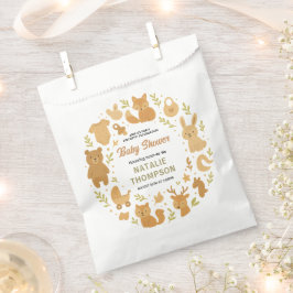 Neutral Baby Boy Shower | Cute Safari Animal Bedankzakje