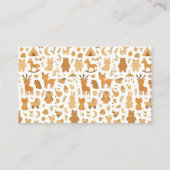 Neutral Baby Boy Shower | Cute Safari Animal Informatiekaartje (Achterkant)