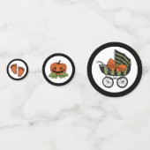 Neutral Baby Brewing Witch Halloween Baby shower Confetti (Achterkanten)