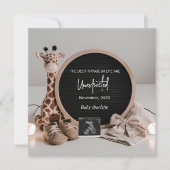 Neutral Baby Reveal Pregnancy announcement card Aankondiging (Voorkant)