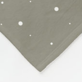 Neutral Baby’s 1st Christmas Train Keepsake Photo Fleece Deken (Hoek)