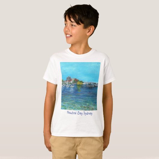 Neutral Bay Kind 100 % katoenen T-shirt (Voorkant volledig)