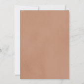 Neutral Beige Bodysuit minimalistisch Baby shower Kaart (Achterkant)