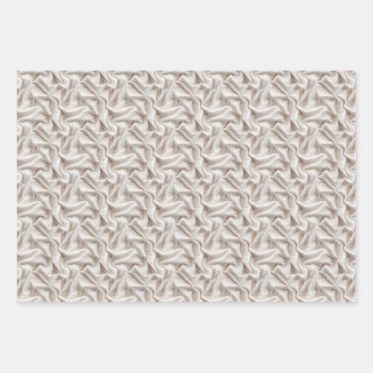Neutral Beige, Cream & Ivory Wrapping Paper Sheets (Voorkant 3)