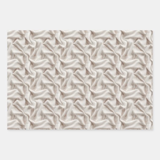 Neutral Beige, Cream & Ivory Wrapping Paper Sheets (Voorkant 2)