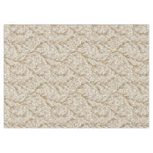 Neutral Beige Gold Botanical Leaf William Morris Tafelkleed (Voorkant (Horizontaal))
