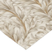 Neutral Beige Gold Botanical Leaf William Morris Tafelkleed (Gekanteld)