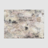 Neutral Beige Gray Abstract Decoupage Tissue Paper Tissuepapier (Voorkant)