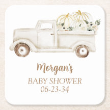 Neutral Beige Kleine Pompoen Schattige Baby shower