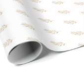 Neutral Boho Baby Brunch Cadeaupapier (Rol Hoek)